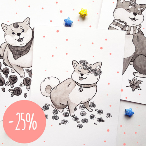 25% OFF CHRISTMAS SALE on all originals in my etsy shop! My 2-week-long Christmas sale starts today!