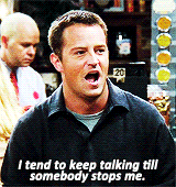 princesconsuela:  Socially awkward Chandler 
