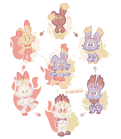 pokébunnies hexafusion !