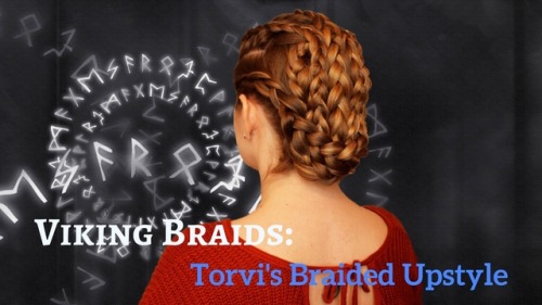 Just uploaded my first video braid tutorial, in 2018!Viking Inspired Braids: Torvi&rsquo;s Braided U