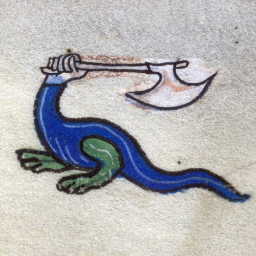 discardingimages:useful creaturebook of hours, Flanders c. 1300-1310Baltimore, Walters Art Museum, W