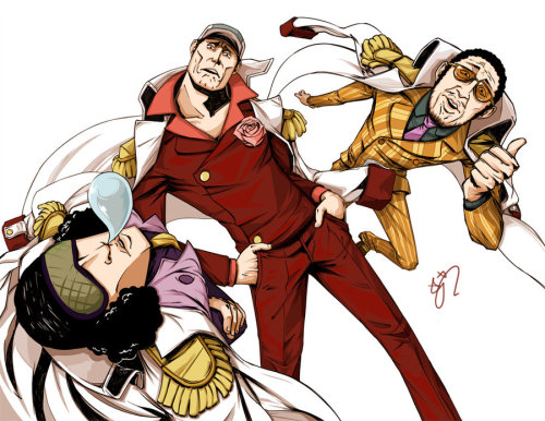 owlburger:  one piece admirals by dudandwiggles 