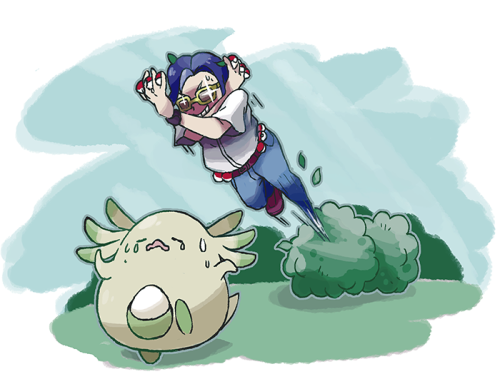 fancychansey:astrosan:When u spot a shiny and there’s no chance in hell its going to get awayT