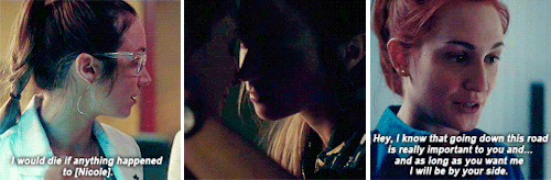 lesbianlenas:wayhaught + season 2+bonus: