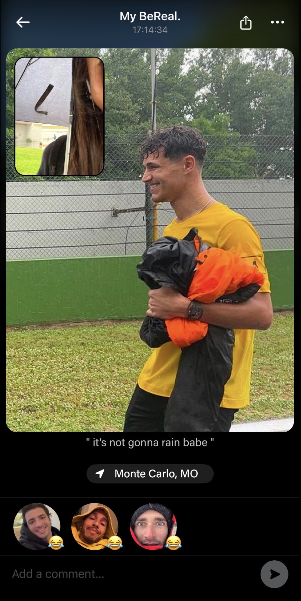 BeReals With Your F1 Boyfriend | F1 Grid X Reader