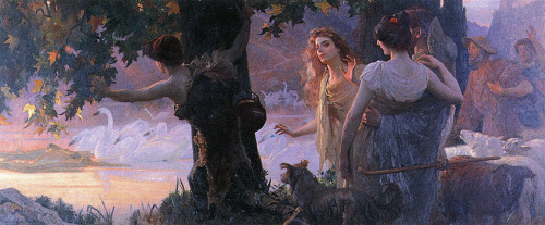 Orpheus and Eurydice by Abel Boye (click to enlarge)(You gotta wonder if his classmates ever teased 