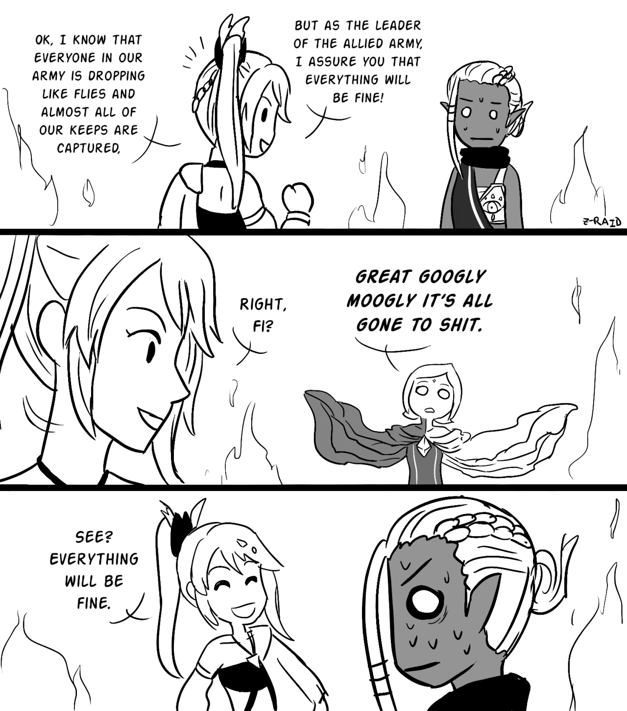 scribbly-z-raid:  I just always wanted to draw Fi saying this cause Fi saying things