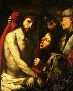 artisandoflove:  necspenecmetu:  Jusepe de Ribera, The Mocking of Christ, c. 1620-4   Why everyone should love art history