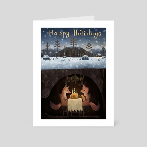 chuckgroenink:Some holiday cards available on my Inprint store right now!