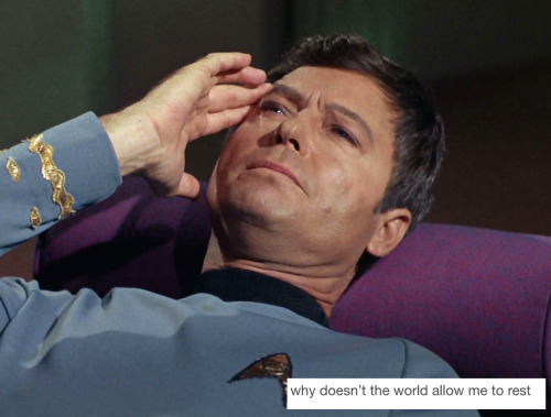 bravemccoy:tos + text posts: leonard mccoy edition #2