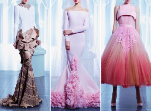 chandelyer:Nicolas Jebran spring 2015 couture