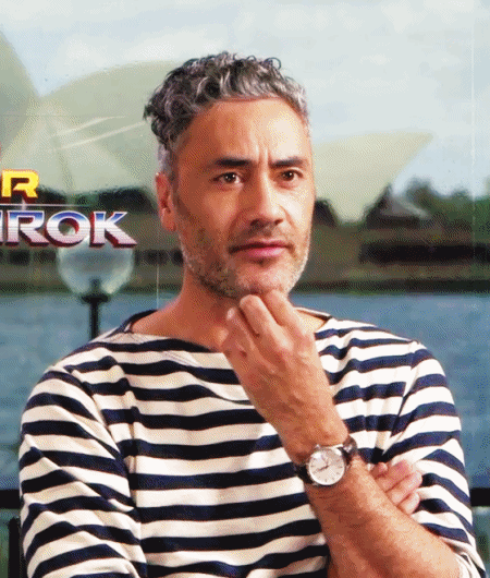 somanygorgeousmen:Taika Waititi in an interview for Thor: Ragnarok. [x]
