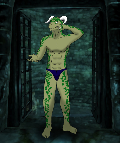 “Thank you so much for rescuing me. Those nasty Falmer stripped me and tossed me into this cell. At least I’m safe now thank to you…and no thanks….I’d rather not wear the armor they wore…”