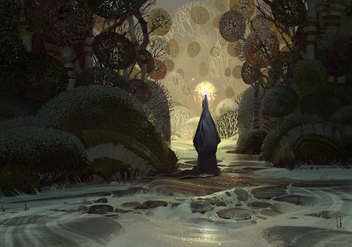 The Guardian of the Lost // Being of Light byPierre-Alexandre SchullerThis artist on Instagram // Fa