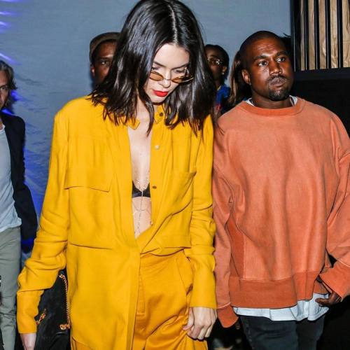 voytek97:  Kendall and Ye at Tyler’s fashion show