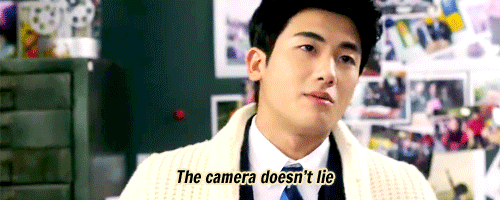 minyuukk:  Bona: What did you do to the pictures? Do I look that fat?Myungsoo: The