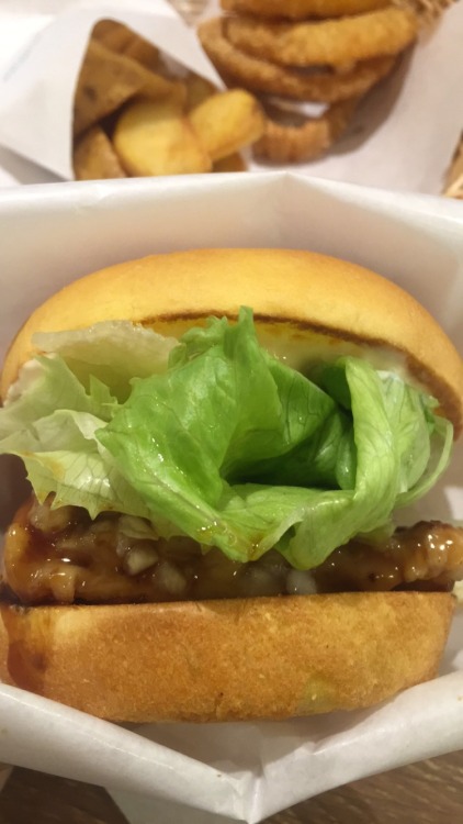 chicken teriyaki burger from freshness burger