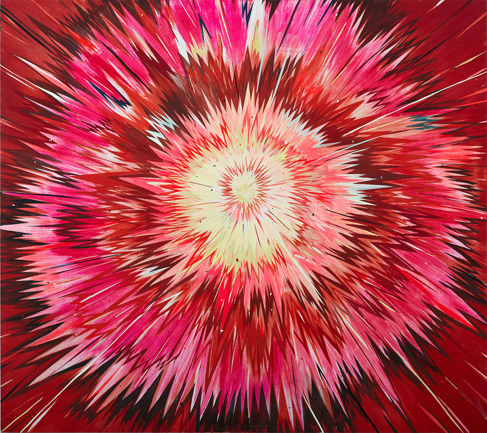 thunderstruck9:  Jules de Balincourt (French, b. 1972), Burst Painting, 2012. Oil