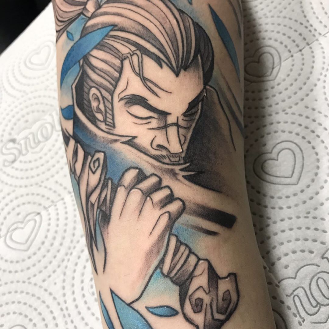 Got Yasuos sword tatted the other day  rYasuoMains