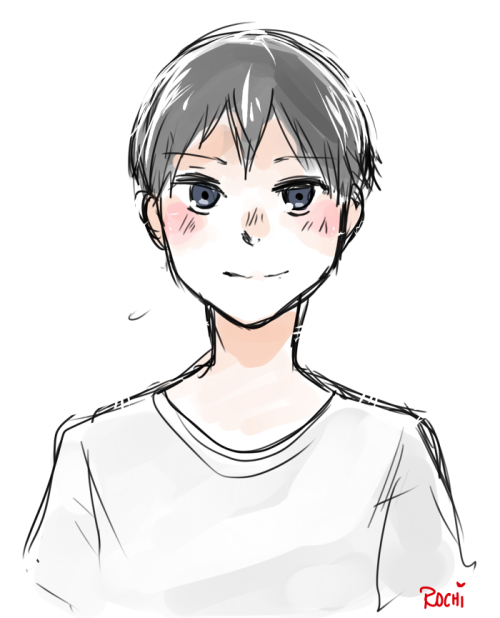 rochichan - middle school first year Kageyama is a cutie pie