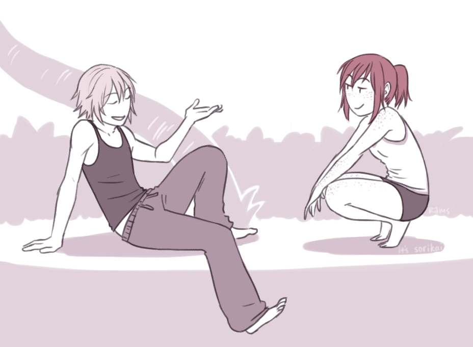 ramflega:riku she would absolutely shove you off the play island if you were within