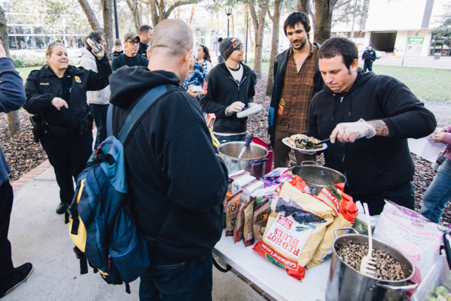 In Tampa, Food Not Bombs activists arrested for feeding the homeless—again