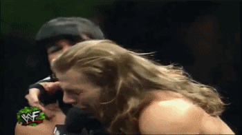 WWF Shawn Michaels and Triple H Loves Chyna's Breasts Segment on Make a GIF
