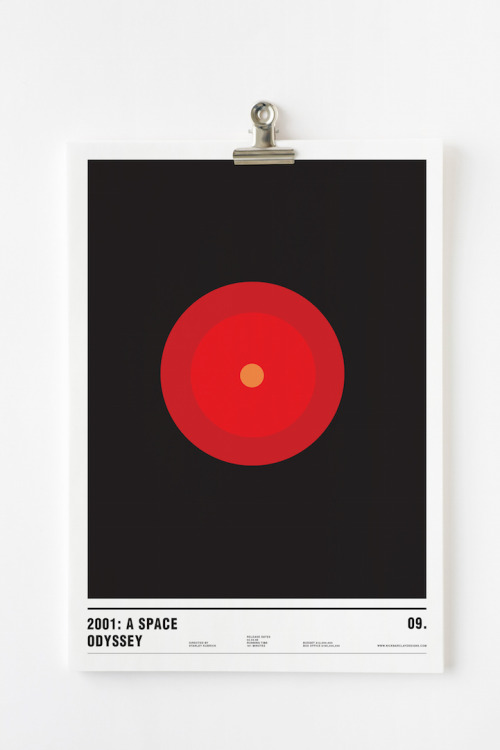 escapekit:  Circle FilmsMinimalist posters have been done to death but designer Nick Barclay has a refreshing take. He has created iconic minimalist movie posters using only circles to capture the film. He condenses down each film into either one circle