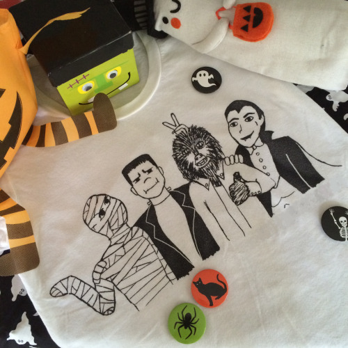 These Monster Buddies shirts are perfect to show your Halloween spirit… and are almost sold out!http