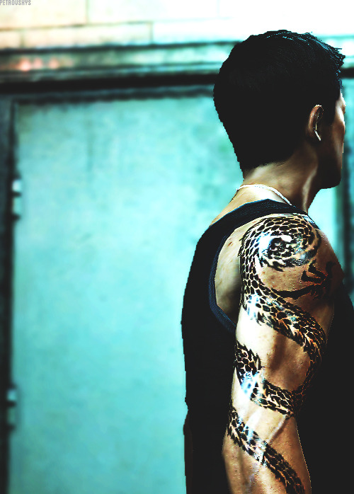 Download Hd Sleeping Dogs Wei Shens Eagle And Dragon Tattoos Background   Wallpaperscom