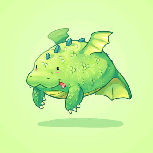 Dragon Manatee. She won’t be burninating anything any time soon since she lives underwater, mostly. 