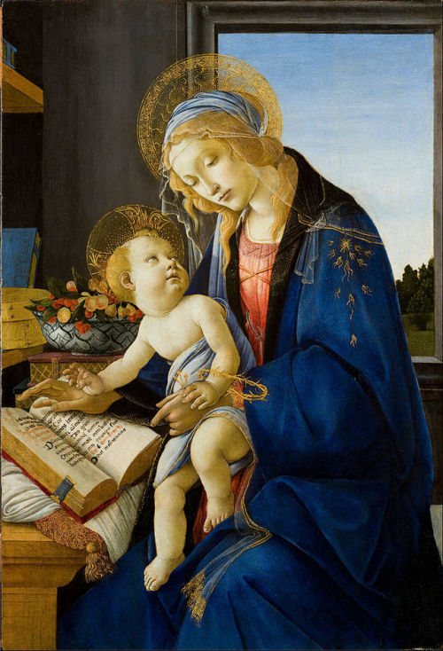 Virgin and Child (The Madonna of the Book), Sandro Botticelli, 1480