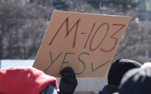 Went to the Unite Against Islamophobia counter-protest on Sunday. It was organized to counter anothe