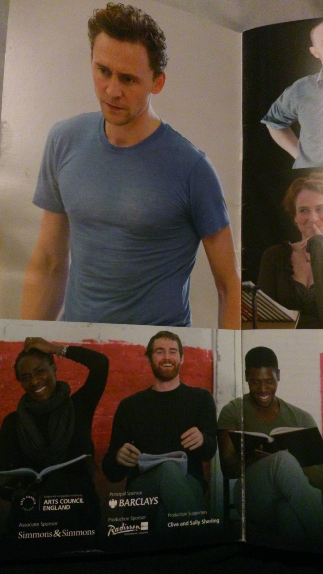 sherlocksmoustache:  GIVEAWAY  Programme for Coriolanus - signed by: Tom Hiddleston