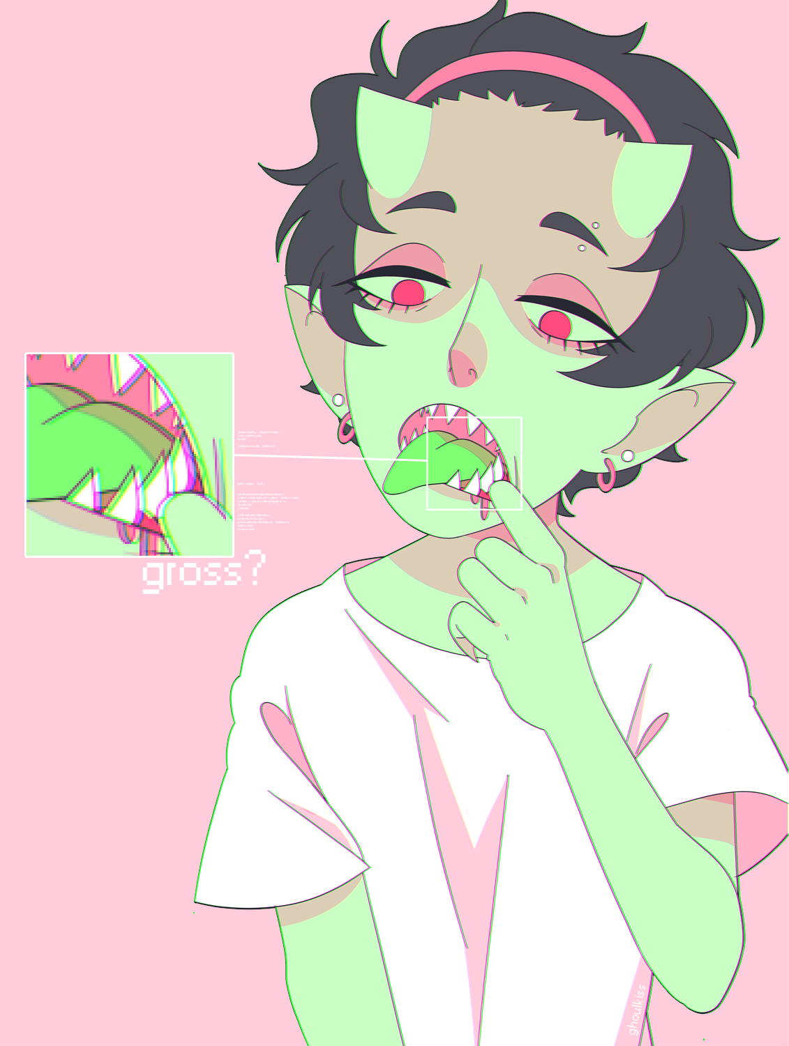 spacekitty660: ghoulkiss:  ??????????   I feel like he like my fucking teeth hurt.