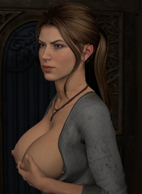 igetaroundd: Lara Croft - Tomb Raider  Would you hold them for her? They look kinda heavy  Enjoy! 