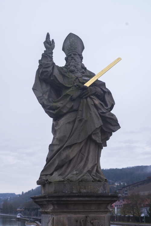 Statue in Wuerzburg, Germany