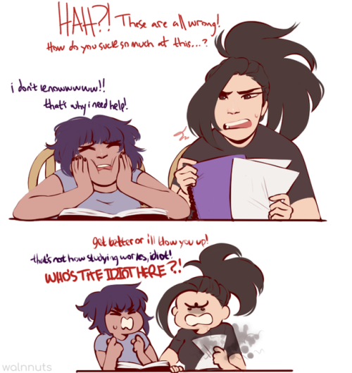 Swap AU Is Cute But Also Frightening Because Picturing Momo And Bakugou Swapping Both Personalities And
