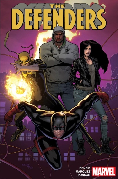 marvel-feed:  MARVEL COMICS ANNOUNCE NEW ‘THE DEFENDERS’ SERIES!  The series will be written by Brian Michael Bendis with art by David Marquez and Justin Ponsor. The series will debut in June!