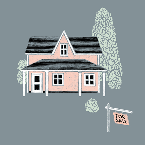 For Sale Thoka Maer, Illustrator, New York When a house is for sale, you know that someone, has pack