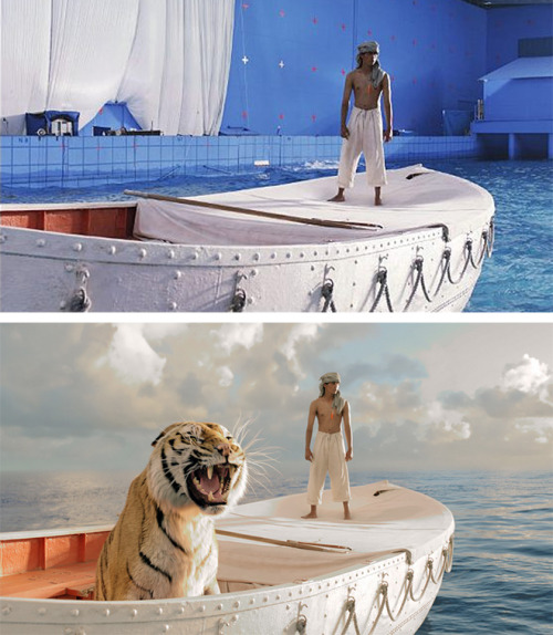 DESIGN: Before-and-After Visual Effects Ever wondered how movies look like without visual effects? O