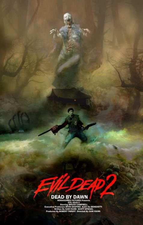 Evil Dead 2 Poster by Christopher Shy