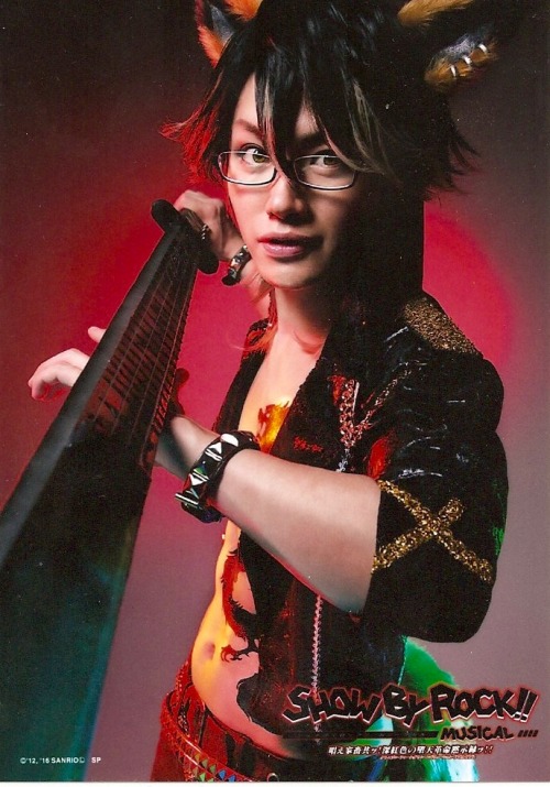 fabulous-food-and-feathers: Torigoe Yuki as Yaiba in Show By Rock Musical!! 2016 (Bromides)