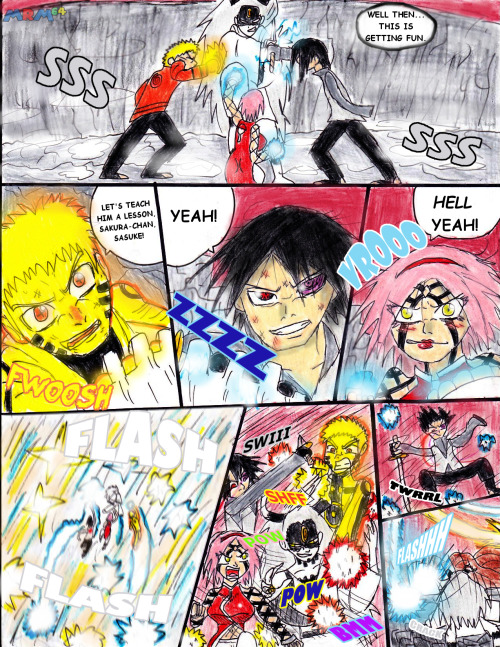 mrm64: Team 7 vs Momoshiki for 20 Years of Naruto, sorry for Tumblr’s poor quality of the rema