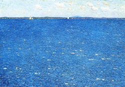 art-centric:  Frederick Childe Hassam - West Wind, Appledore 