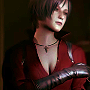 smotheredinstars​: * * A D A * *     had it not been digging its way through the skull of an undead beast that originally set itself off to MUNCH on ada wong’s innards? the woman may have been complaining about the noise, though the sight of juliet