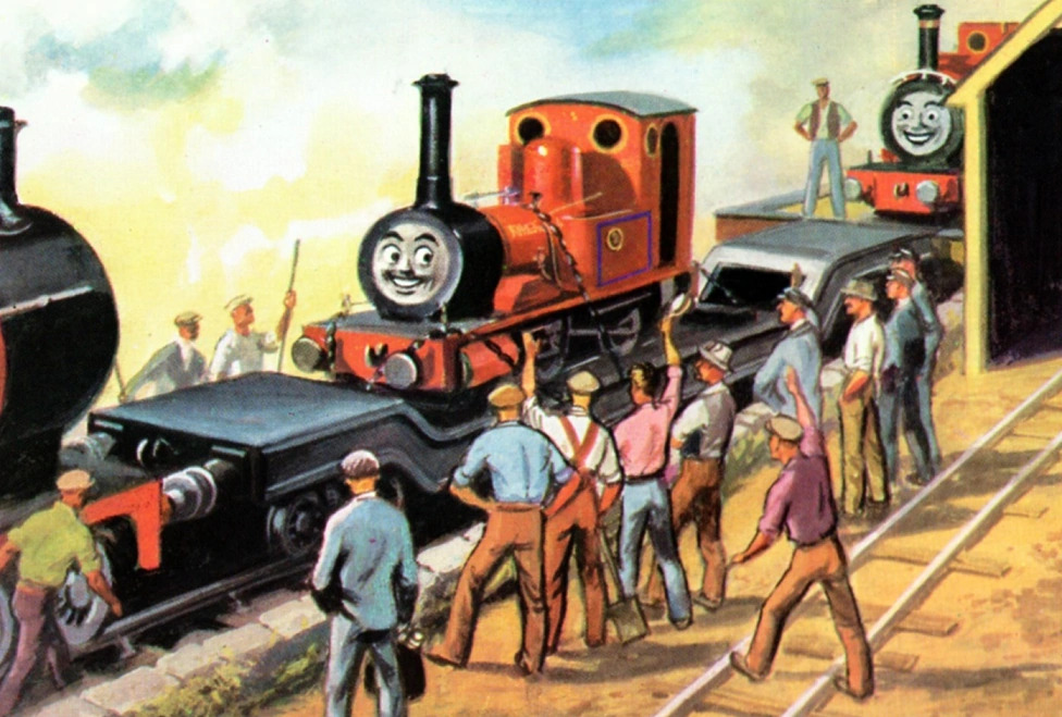 Thomas & Friends Rheneas Skarloey James The Red Engine PNG - Free