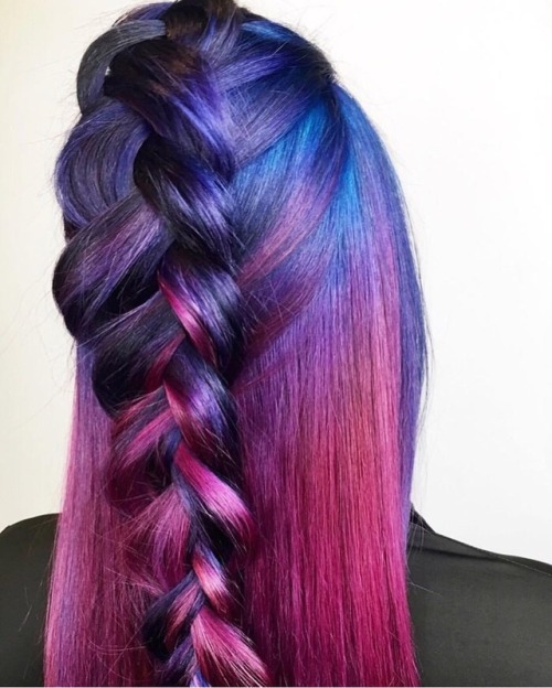 hairstylesbeauty:LOVE this color and braid by @foxandjane’s @brittanyjoneshair COLORADO