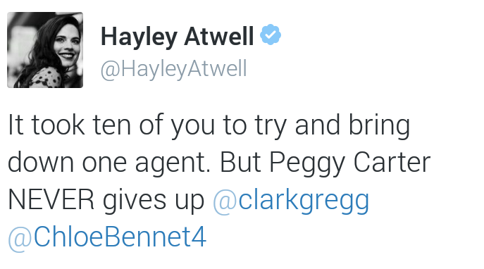 heartinelli:  @ChloeBennet4: Consider the mic DROPPED! @HayleyAtwell #dubsmashwar2015