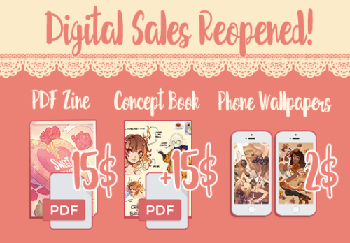 pastriesandsweetszine:Good news, sweethearts! We have reopened our digital sales You can get a PDF c